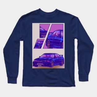 Skyline Gtr R33 Minimalist Sports Long Sleeve T-Shirt